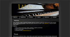Desktop Screenshot of ladeniklaviru.cz