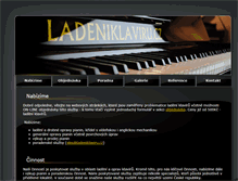 Tablet Screenshot of ladeniklaviru.cz
